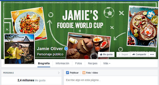Jamie Oliver Facebook