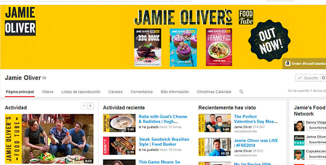 Jamie Oliver Youtube